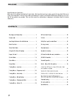 Preview for 2 page of Panasonic QuintrixF TX-28PK2 Operating Instructions Manual