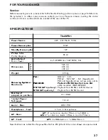 Предварительный просмотр 37 страницы Panasonic QuintrixF TX-28PN1 Operating Instructions Manual