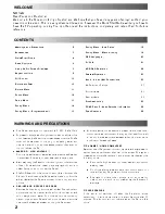 Предварительный просмотр 2 страницы Panasonic QuintrixF TX-28PS10F Operating Instructions Manual