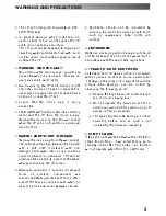 Preview for 3 page of Panasonic QuintrixF TX-28PS12 Operating Instructions Manual