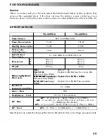 Preview for 39 page of Panasonic QuintrixF TX-28PS12 Operating Instructions Manual