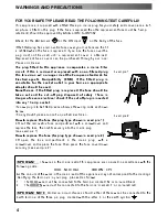 Preview for 4 page of Panasonic QuintrixF TX-28PS12L Operating Instructions Manual