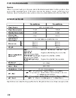 Preview for 38 page of Panasonic QuintrixF TX-28PS12L Operating Instructions Manual