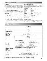 Preview for 29 page of Panasonic QuintrixF TX-29AL10P Operating Instructions Manual