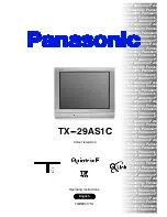 Panasonic QuintrixF TX-29AS1C Operating Instructions Manual предпросмотр