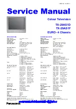 Panasonic QuintrixF TX-29AS1D Service Manual preview