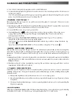 Preview for 3 page of Panasonic QuintrixF TX-29PS12D Operating Instructions Manual