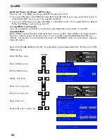 Предварительный просмотр 22 страницы Panasonic QuintrixF TX-29PS2F Operating Instructions Manual