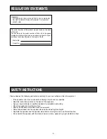 Preview for 2 page of Panasonic RAMSA WS-AT300 Operating Instructions Manual