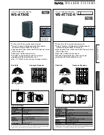 Panasonic Ramsa WS-AT75E-K Specifications предпросмотр