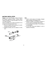 Preview for 6 page of Panasonic Ramsa WX-RP110 Operating Instructions Manual