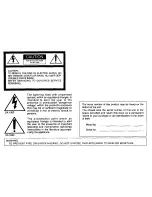 Preview for 2 page of Panasonic Ramsa WX-RP158 Operating Instructions Manual