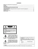 Предварительный просмотр 2 страницы Panasonic Ramsa WX-RP810 Operating Instructions Manual