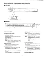 Предварительный просмотр 4 страницы Panasonic Ramsa WX-ZP490 Operating Instructions Manual