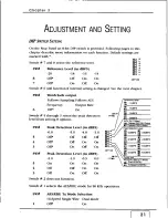 Preview for 20 page of Panasonic Ramsa WZ-AD96 Operating Instructions Manual