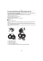 Предварительный просмотр 23 страницы Panasonic RB-M700 Owner'S Manual