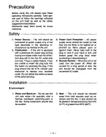 Preview for 4 page of Panasonic RC-6088 Operating Instructions Manual