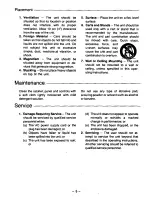 Preview for 5 page of Panasonic RC-6088 Operating Instructions Manual