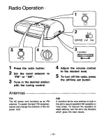 Preview for 12 page of Panasonic RC-6088 Operating Instructions Manual