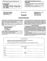 Preview for 4 page of Panasonic RC-6266 Operating Instructions