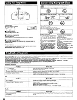 Preview for 7 page of Panasonic RC-CD500 Operating Instructins