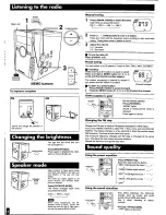 Предварительный просмотр 4 страницы Panasonic RC-CD600 Operating Instructions Manual