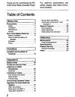 Предварительный просмотр 2 страницы Panasonic RC-X160 Operating Instructions Manual