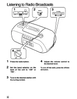 Предварительный просмотр 12 страницы Panasonic RC-X160 Operating Instructions Manual