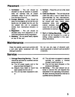 Preview for 5 page of Panasonic RC-X230 Operating Instructions Manual