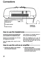 Предварительный просмотр 12 страницы Panasonic RC-X230 Operating Instructions Manual