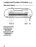 Preview for 10 page of Panasonic RC-X260 Operating Instructions Manual