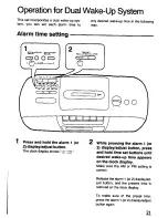 Предварительный просмотр 21 страницы Panasonic RC-X260 Operating Instructions Manual