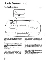 Предварительный просмотр 28 страницы Panasonic RC-X260 Operating Instructions Manual