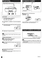 Предварительный просмотр 5 страницы Panasonic RCCD500 - CLOCK RADIO W/CD PLA Operating Instructions Manual