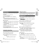 Preview for 11 page of Panasonic RCDC1 - IPOD/IPHONE ALARM CLOCK Operating Instructions Manual