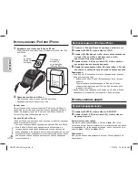 Preview for 58 page of Panasonic RCDC1 - IPOD/IPHONE ALARM CLOCK Operating Instructions Manual