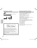 Preview for 68 page of Panasonic RCDC1 - IPOD/IPHONE ALARM CLOCK Operating Instructions Manual