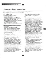 Предварительный просмотр 2 страницы Panasonic re2c2 Instruction Manual