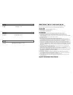 Preview for 2 page of Panasonic REAL PRO Elite EP3513 Operating Instructions Manual