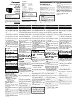 Preview for 1 page of Panasonic RF-2400 Operating Instructions