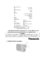 Preview for 2 page of Panasonic RF-2400 Service Manual