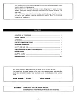 Preview for 2 page of Panasonic RF-4800 Operating Instructions Manual