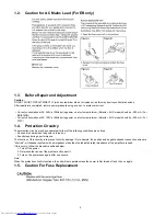 Предварительный просмотр 4 страницы Panasonic RF-D10EG Service Manual