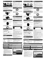 Предварительный просмотр 2 страницы Panasonic RF-SW250 Operating Instructions