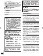 Preview for 50 page of Panasonic RF-U350 Operating Instructions Manual