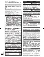 Preview for 56 page of Panasonic RF-U350 Operating Instructions Manual