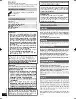 Preview for 74 page of Panasonic RF-U350 Operating Instructions Manual