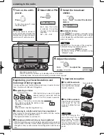 Предварительный просмотр 4 страницы Panasonic RF-U700 Operating Instructions Manual