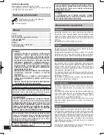 Предварительный просмотр 44 страницы Panasonic RF-U700 Operating Instructions Manual