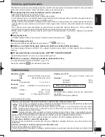 Предварительный просмотр 49 страницы Panasonic RF-U700 Operating Instructions Manual